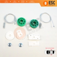 Window Regulator Repair Set Rear Left or Right for Mercedes S CL Class C140 W140 1992-1999 Coupe CL420 CL500 CL 600