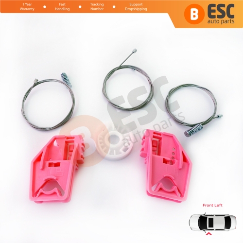 Power Window Regulator Repair Set Front Left for Skoda Octavia MK2 A5 1Z3 1Z5 2004-2013 4/5-Door 1Z1837461