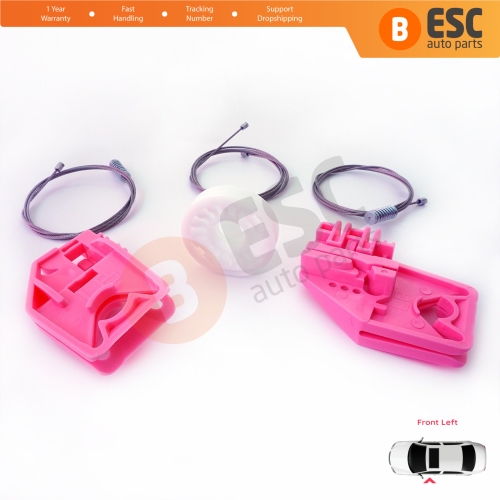 Power Window Regulator Repair Set Front Left for Skoda Octavia MK2 A5 1Z3 1Z5 2004-2013 4/5-Door 1Z1837461