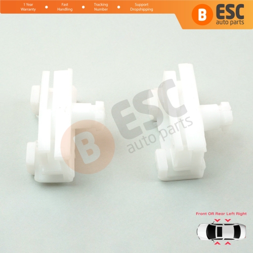Window Regulator Repair Clips Left Right for Citroen Saxo S0 S1 Peugeot 106 MK1 MK2 1A 1C 1S 3/5-Door 9222G9 9221H1