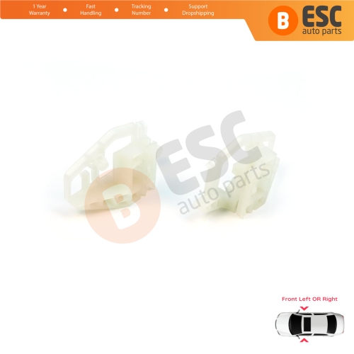 Window Regulator Repair Clips A+B Front Left or Right for Renault Megane MK2 Peugeot 206 206+ Citroen XSara Picasso N68 4/5 Door 