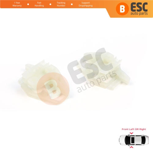 Window Regulator Repair Clips A+B Front Left or Right for Renault Megane MK2 Peugeot 206 206+ Citroen XSara Picasso N68 4/5 Door 