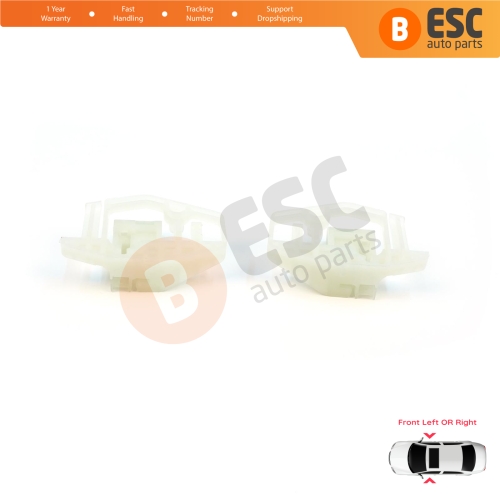 Window Regulator Repair Clips A+B Front Left or Right for Renault Megane MK2 Peugeot 206 206+ Citroen XSara Picasso N68 4/5 Door 