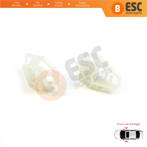 Window Regulator Repair Clips A+B Front Left or Right for Renault Megane MK2 Peugeot 206 206+ Citroen XSara Picasso N68 4/5 Door 