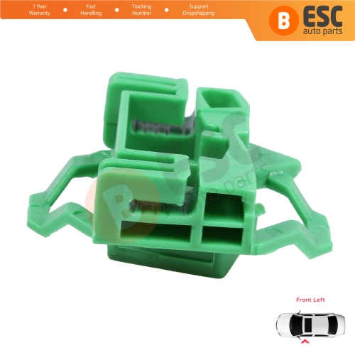 Window Regulator Repair Clips L2 Front Left for VW Polo Classic 6V Caddy MK2 Seat Cordoba MK1 Ibiza MK2 Inca Skoda Octavia MK1 1U 6K4837401