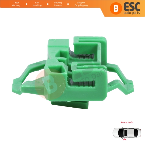 Window Regulator Repair Clips L2 Front Left for VW Polo Classic 6V Caddy MK2 Seat Cordoba MK1 Ibiza MK2 Inca Skoda Octavia MK1 1U 6K4837401
