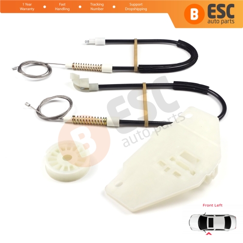 Power Window Regulator Repair Set Front Left Door for Ford Transit Connect Tourneo MK1 2002-2013 MPV 2T14V23201BG