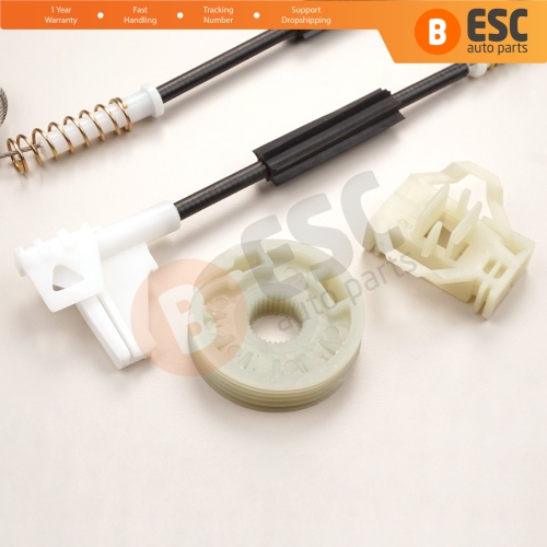 Window Regulator Repair Kit Rear Left Door for VW Polo Classic Variant Seat Cordoba MK1 Vario Ibiza MK2 6K4839401