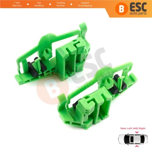 Window Regulator Clips Rear Left and Right for BMW 3 E90 E91 2004-2012 4/5 Door 1 E87 2003-2012 5-Door