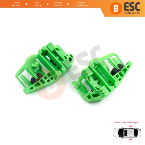 Window Regulator Clips Rear Left and Right for BMW 3 E90 E91 2004-2012 4/5 Door 1 E87 2003-2012 5-Door