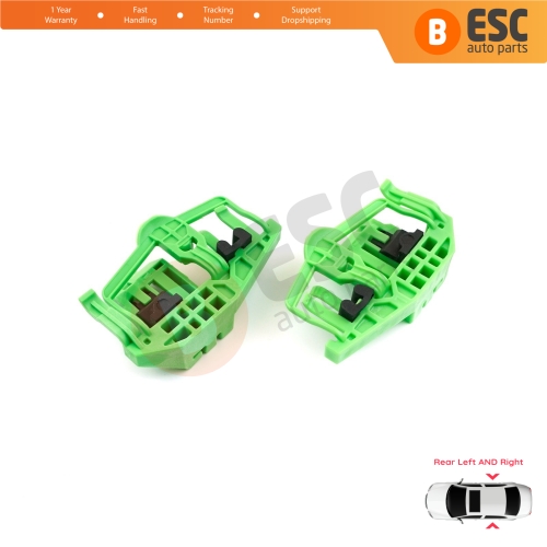 Window Regulator Clips Rear Left and Right for BMW 3 E90 E91 2004-2012 4/5 Door 1 E87 2003-2012 5-Door