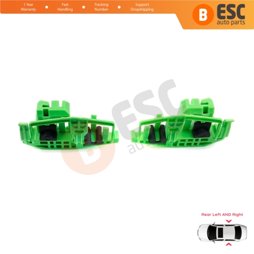 Window Regulator Clips Rear Left and Right for BMW 3 E90 E91 2004-2012 4/5 Door 1 E87 2003-2012 5-Door