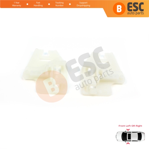 Window Regulator Repair Clips A1+A2 Front Door for BMW 3 Series E46 1998-2005 51337020660