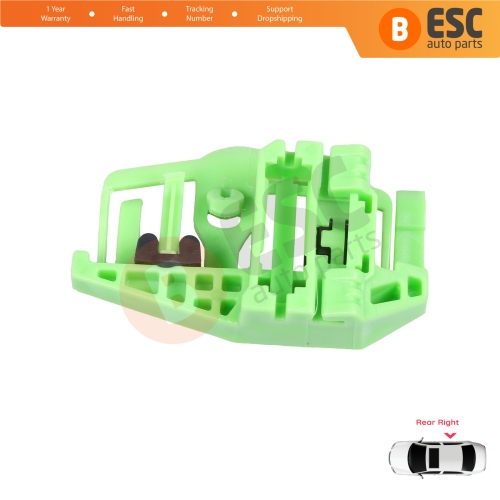 Window Regulator Clips Rear Right for BMW 3 E90 E91 2004-2012 4/5 Door 1 E87 2003-2012 5-Door 51357140590 51357138468