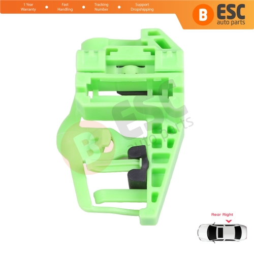 Window Regulator Clips Rear Right for BMW 3 E90 E91 2004-2012 4/5 Door 1 E87 2003-2012 5-Door 51357140590 51357138468