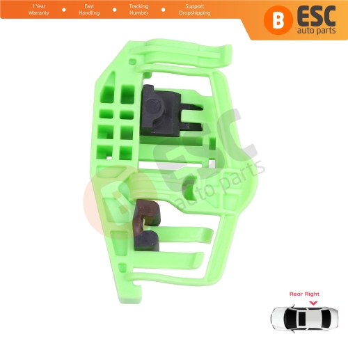 Window Regulator Clips Rear Right for BMW 3 E90 E91 2004-2012 4/5 Door 1 E87 2003-2012 5-Door 51357140590 51357138468
