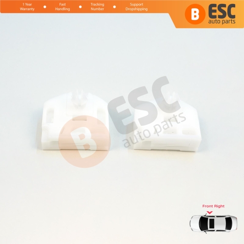 Window Regulator Repair Clips A+B Front Right for Renault Kangoo MK2 FW KW 2007-2021 Citan W415 807207012R