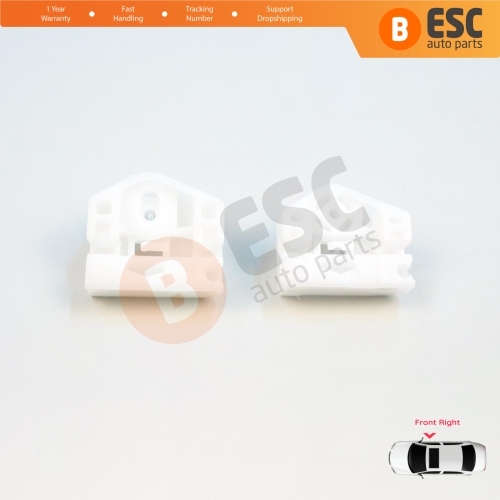 Window Regulator Repair Clips A+B Front Right for Renault Kangoo MK2 FW KW 2007-2021 Citan W415 807207012R