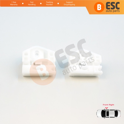 Window Regulator Repair Clips A+B Front Right for Renault Kangoo MK2 FW KW 2007-2021 Citan W415 807207012R