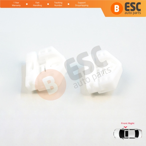 Window Regulator Repair Clips A+B Front Right for Renault Kangoo MK2 FW KW 2007-2021 Citan W415 807207012R