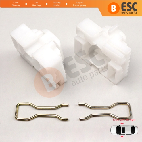 Window Regulator Repair Clips Front for Chrysler Plymouth Voyager Town & Country 1996-2000 Dodge Caravan Grand Minivan