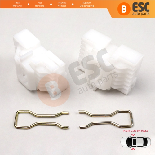 Window Regulator Repair Clips Front for Chrysler Plymouth Voyager Town & Country 1996-2000 Dodge Caravan Grand Minivan