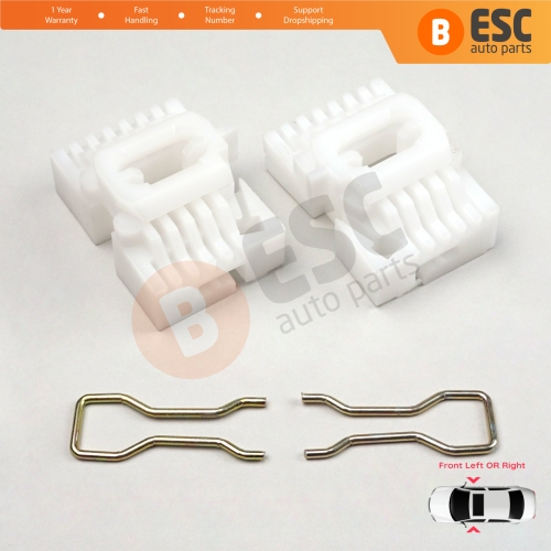 Window Regulator Repair Clips Front for Chrysler Plymouth Voyager Town & Country 1996-2000 Dodge Caravan Grand Minivan