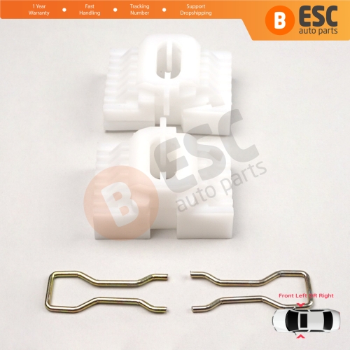 Window Regulator Repair Clips Front for Chrysler Plymouth Voyager Town & Country 1996-2000 Dodge Caravan Grand Minivan