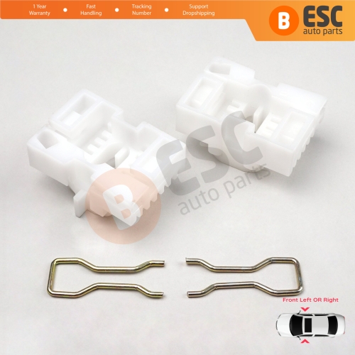 Window Regulator Repair Clips Front for Chrysler Plymouth Voyager Town & Country 1996-2000 Dodge Caravan Grand Minivan