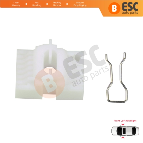 Window Regulator Repair Clips B Front for Chrysler Plymouth Voyager Town & Country Dodge Caravan Grand Minivan CH1351112 CH1350112