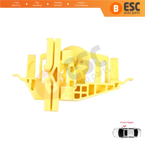 Window Regulator Repair Clips Front Right Door for Fiat Doblo MK2 263 2010-2020 Opel Combo D 51810879
