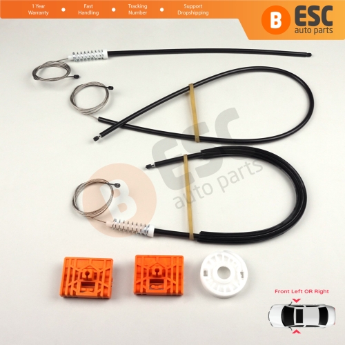 Power Window Regulator Repair Set Front Door for VW Touareg MK1 7L Porsche Cayenne 9PA 955 957 2002-2010 7L0837461 62