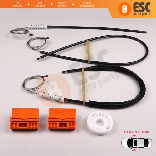 Power Window Regulator Repair Set Front Door for VW Touareg MK1 7L Porsche Cayenne 9PA 955 957 2002-2010 7L0837461 62