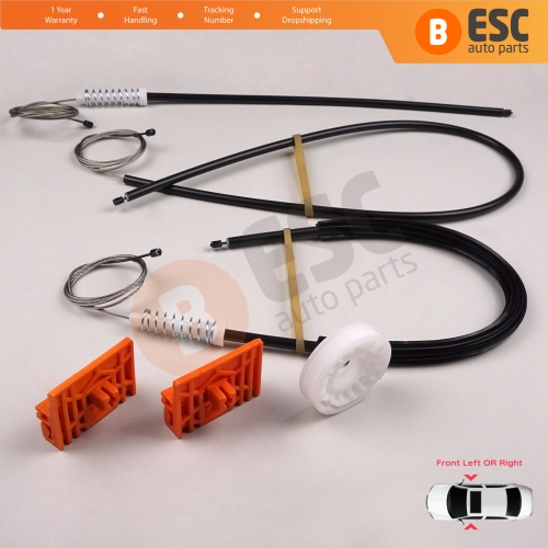 Power Window Regulator Repair Set Front Door for VW Touareg MK1 7L Porsche Cayenne 9PA 955 957 2002-2010 7L0837461 62