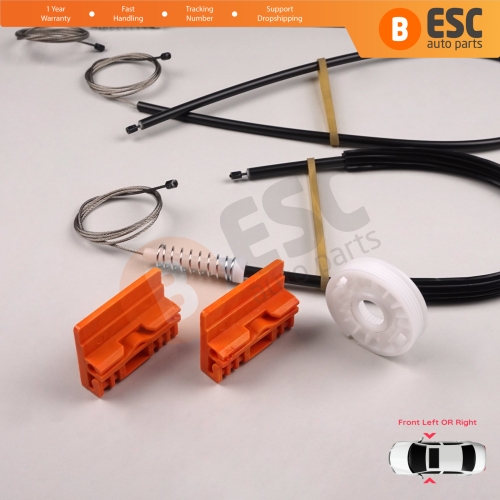 Power Window Regulator Repair Set Front Door for VW Touareg MK1 7L Porsche Cayenne 9PA 955 957 2002-2010 7L0837461 62