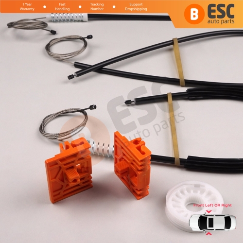 Power Window Regulator Repair Set Front Door for VW Touareg MK1 7L Porsche Cayenne 9PA 955 957 2002-2010 7L0837461 62