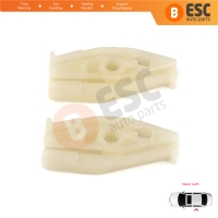 Rear Left Quarter Window Regulator Repair Clips for Renault Megane MK1 VW New Beetle 1Y7 Peugeot 206 2D 2-Door CC Coupe Cabrio