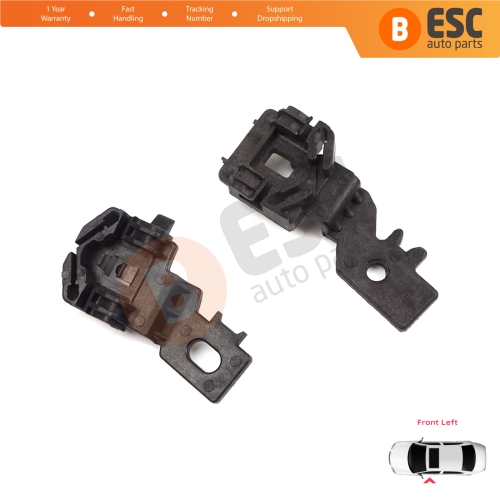 Window Regulator Repair Clips Set Front Left for Nissan Primera MK3 P12 WP12 2001-2008 Qashqai MK1 J10 NJ10 JJ10E 2006-2013 80771AV601