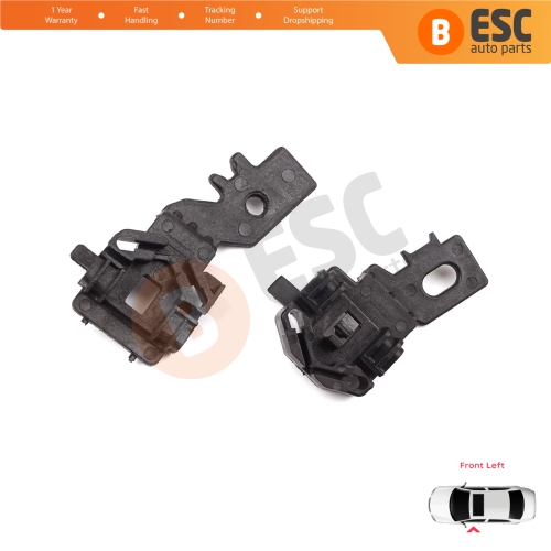 Window Regulator Repair Clips Set Front Left for Nissan Primera MK3 P12 WP12 2001-2008 Qashqai MK1 J10 NJ10 JJ10E 2006-2013 80771AV601