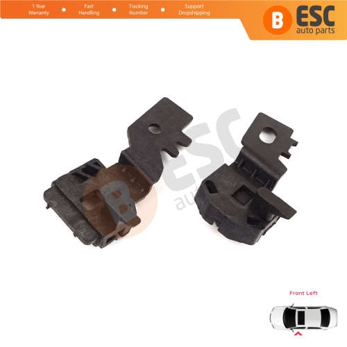 Window Regulator Repair Clips Set Front Left for Nissan Primera MK3 P12 WP12 2001-2008 Qashqai MK1 J10 NJ10 JJ10E 2006-2013 80771AV601