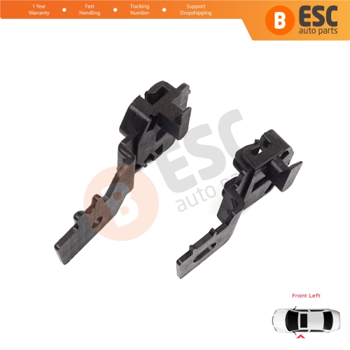 Window Regulator Repair Clips Set Front Left for Nissan Primera MK3 P12 WP12 2001-2008 Qashqai MK1 J10 NJ10 JJ10E 2006-2013 80771AV601