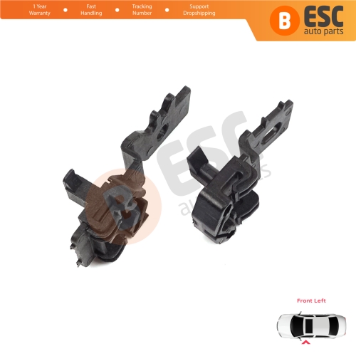 Window Regulator Repair Clips Set Front Left for Nissan Primera MK3 P12 WP12 2001-2008 Qashqai MK1 J10 NJ10 JJ10E 2006-2013 80771AV601