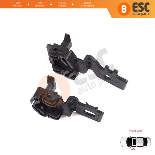Window Regulator Repair Clips Set Front Left for Nissan Primera MK3 P12 WP12 2001-2008 Qashqai MK1 J10 NJ10 JJ10E 2006-2013 80771AV601