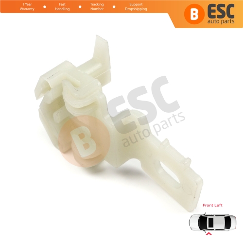 Window Regulator Repair Clips 2 Front Left for Nissan Primera P12 WP12 2001-2008 Qashqai MK1 J10 NJ10 JJ10E 2006-2013 80771AV601