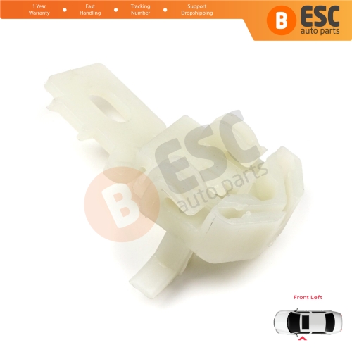 Window Regulator Repair Clips 2 Front Left for Nissan Primera P12 WP12 2001-2008 Qashqai MK1 J10 NJ10 JJ10E 2006-2013 80771AV601