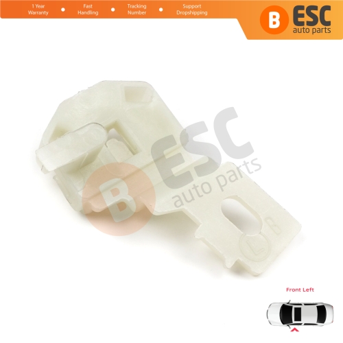 Window Regulator Repair Clips 2 Front Left for Nissan Primera P12 WP12 2001-2008 Qashqai MK1 J10 NJ10 JJ10E 2006-2013 80771AV601