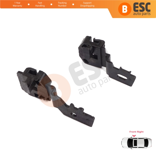 Window Regulator Repair Clips Set Front Right for Nissan Primera MK3 P12 WP12 2001-2008 Qashqai MK1 J10 NJ10 JJ10E 2006-2013 80770AV601