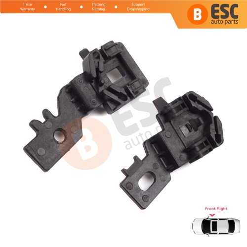 Window Regulator Repair Clips Set Front Right for Nissan Primera MK3 P12 WP12 2001-2008 Qashqai MK1 J10 NJ10 JJ10E 2006-2013 80770AV601