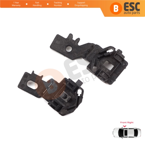 Window Regulator Repair Clips Set Front Right for Nissan Primera MK3 P12 WP12 2001-2008 Qashqai MK1 J10 NJ10 JJ10E 2006-2013 80770AV601