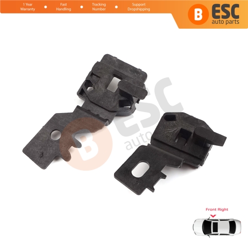 Window Regulator Repair Clips Set Front Right for Nissan Primera MK3 P12 WP12 2001-2008 Qashqai MK1 J10 NJ10 JJ10E 2006-2013 80770AV601